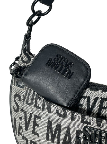 BOLSA STEVE MADDEN GRIS CON MONEDERO