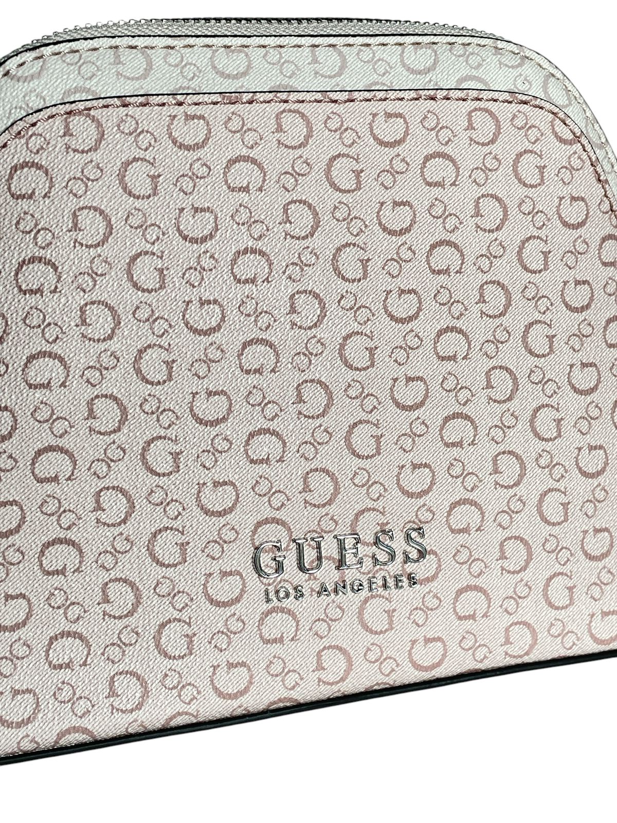 Bolsa Guess Los Angeles Monogram Rosa