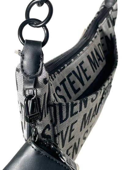 BOLSA STEVE MADDEN GRIS CON MONEDERO