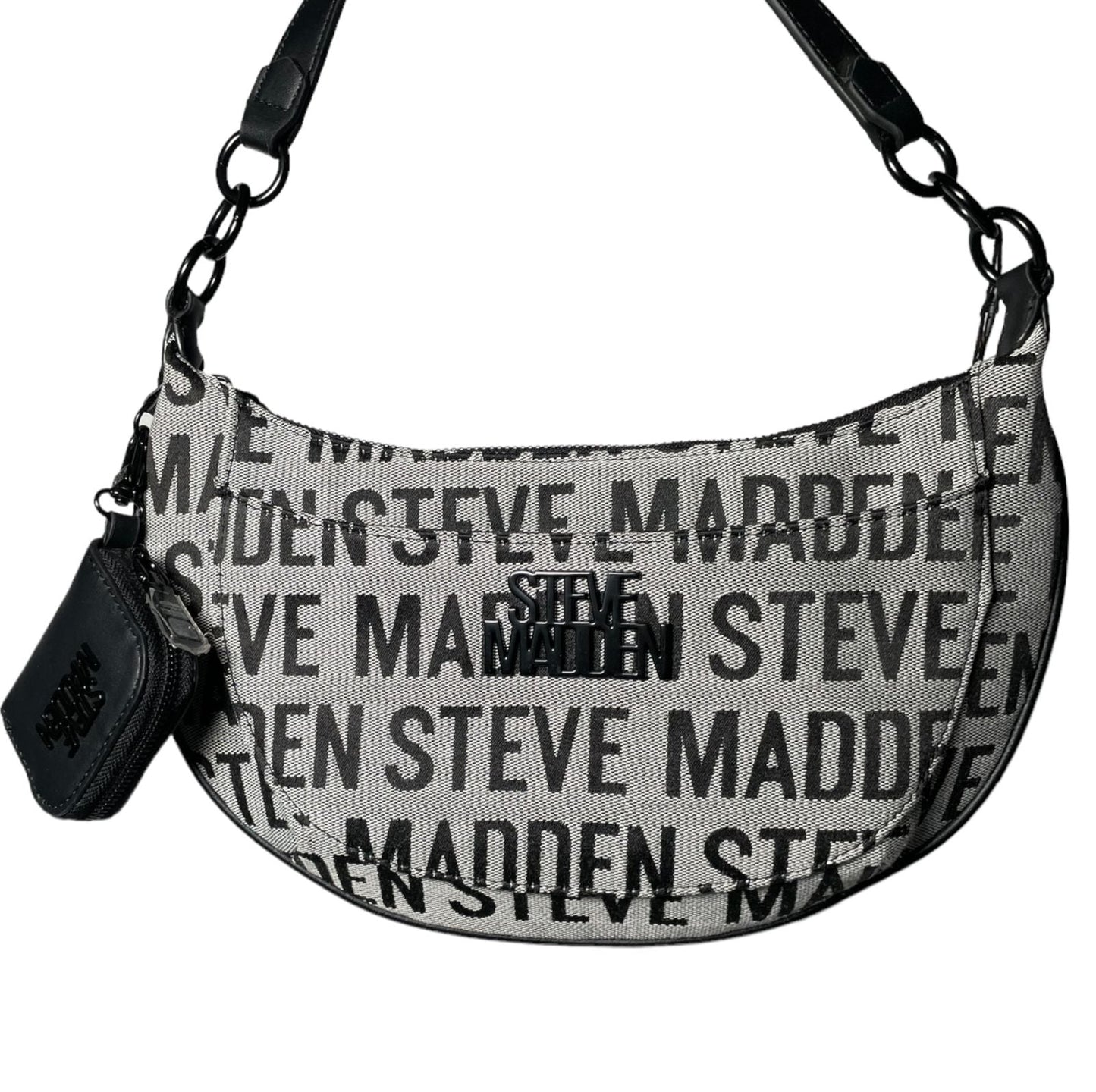 BOLSA STEVE MADDEN GRIS CON MONEDERO