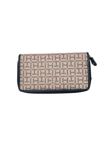 Cartera Monogram Beige y Azul