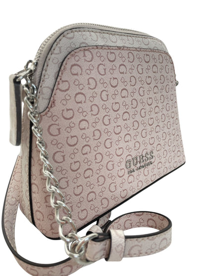 Bolsa Guess Los Angeles Monogram Rosa